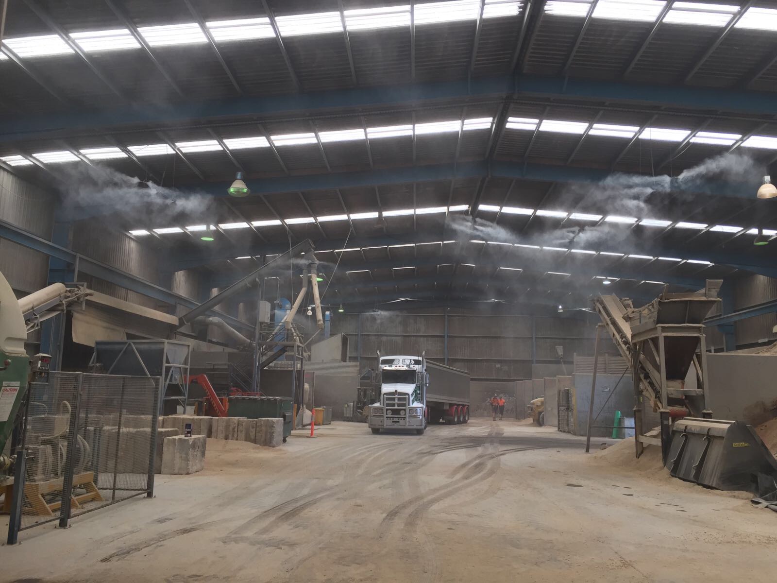 dust suppression Shed